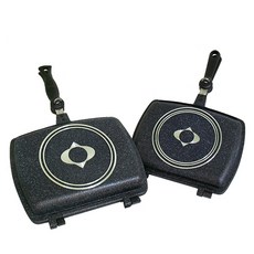 키친아트 직화구이 양면팬, B.키친아트직화구이양면팬[대], 1개