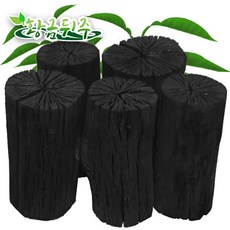 황금뒤주 공기정화용숯 새집증후근 냄새제거 가습 제습 흑탄3kg(15cm)