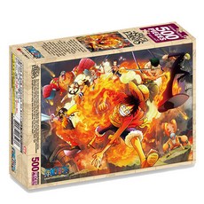 원피스 직소 퍼즐 500조각, 01.원피스 500P, 불굴의 투지, 500피스, 1개