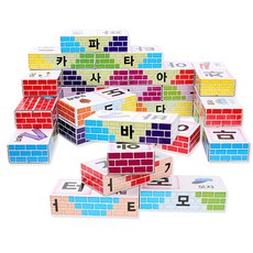 에듀샵 종이벽돌블록, 한글, 1개