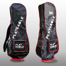 플레이이글 항공커버 골프백 방수가능, 블랙