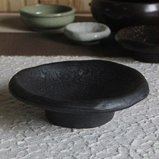 토비 현아한 분청 돌 찬기 2호, 블랙, 1개