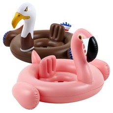 런웨이브 아동 플라밍고 튜브, 혼합 색상, 1개