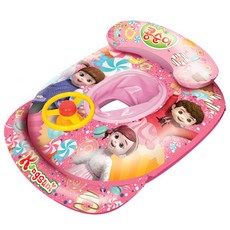 콩순이 자동차 파라솔 보행기, 혼합 색상, 1개