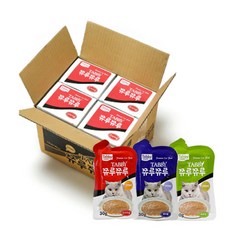 테비토퍼 고양이 쮸루쮸루 간식, 새우, 30g, 48세트