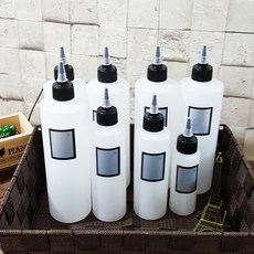슈퍼파워 소스통 시럽통 뾰족캡 뾰족용기, 뾰족_블랙캡_500ml, 1개