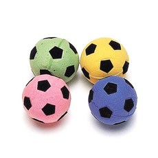 펫모닝 PMC-102 축구공 4개입 고양이 장남감, 1개