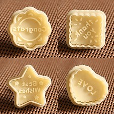 쿠키커터 푸쉬 방식 메세지4P, 1개
