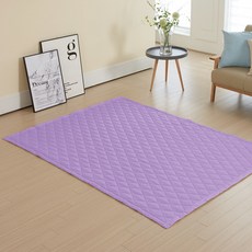 보드래 순면 60수 데일리 밀림방지 누빔패드, 바이올렛