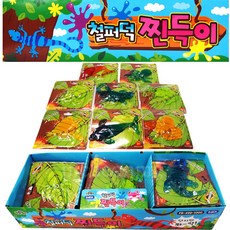 찐득이 1000 철퍼덕 1각24입 유리창에 붙는 유아용클레이/점토, 1개