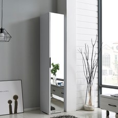 레이 옷장 300거울형 - 옷봉, 화이트