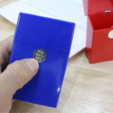 리코코리아 통째로쏙 원터치 일반형 담배케이스 심플, 1개