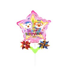 파티생각 바람개비 캐릭터풍선_뽀로로(별), 단품
