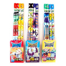 캐릭모아키즈 연필-포켓몬스터 썬&문 4본연필세트, _, 1개