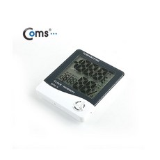 고급 온도계 습도계 온습도계 시계 알람 날짜 달력 측정 탁상용 벽걸이 달력 무선 벽시계, 1개