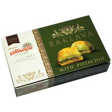 신선한 튀르키예 터키 선물용 디저트 고급 귤루올루 바클라바(피스타치오), 250g, 1개
