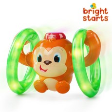 브라이트스타트 롤링 몽키 선물 굴러가는 원숭이 장난감, 1개, 28500