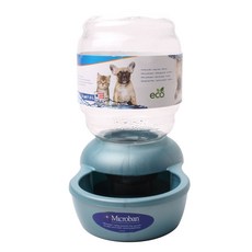펫메이트 리플레디쉬 그래비티 워터러 플라스틱 애견 급수기 1.9L, Blue, 1개