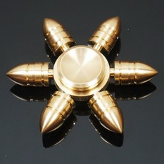 레인보우 순동 프리미엄급 피젯스피너, 순동 탄피골드, 1개