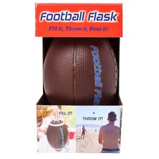 Football Flask 풋볼 플라스크, Brown, 296ml, 1개