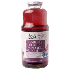 엘앤에이주스 크랜베리 블루베리 아로니아베리 딜라이트 주스, 946ml, 1개