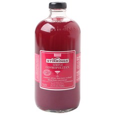 Stirrings 심플 코스모폴리탄 크랜베리 앤 키 라임 주스 칵테일 블렌드, 750ml