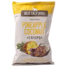 Wild California 파인애플 코코넛 크리스프, 142g, 1개