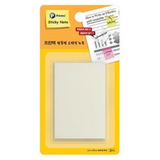 반투명 스티키 노트 백색 51X76 30매/CL5176W/프린텍), 30매, CL5176W (백색)