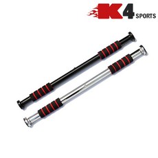 K4스포츠아몸디 2중안전 문틀철봉 흠집방지 실내철봉 턱걸이 풀업바(K4-01), 1개