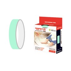 좋은라벨 제본 테이프 25mm x 10M, 연녹색