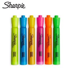샤피 Sharpie 엑센트 탱크 형광펜 대용량, 신형 옐로우, 1, 상세페이지 참조, 옐로우(진노랑)