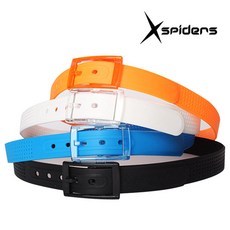 X스파이더스 펀칭 실리콘 벨트, 실리콘 펀칭벨트 (블루)