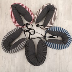 더한 롱스틱 비즈 목쿠션, 롱스틱비즈목쿠션/그레이