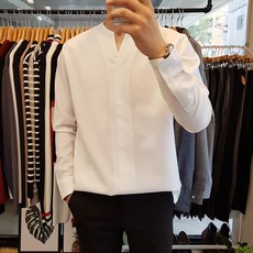 Tonyus 男式 Nor 鈕扣 Y 領襯衫