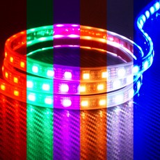 삼항LED 방수 튜브타입 5050 3칩 LED바-(10cm당 가격), 12V용-검띠/RGB LED(10cm당), 1개