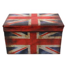 NKLIVING 유니언잭 정리함 리빙박스, 1개, 영국국기(대)