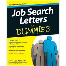 Job Search Letters for Dummies