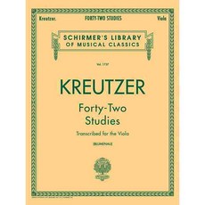 Forty-Two Studies for the Viola, G Schirmer Inc