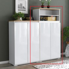 방친구 작은 신발장 수납장, 05_데일리 600 신발장(중)(화이트)