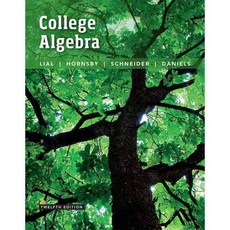 College Algebra, Pearson College Div
