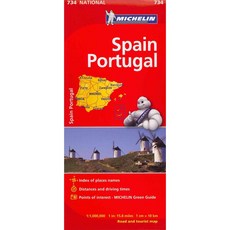 Michelin Spain Portugal, Michelin Travel Pubns