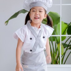 데코에버 꼬마쉐프 앞치마 세트 어린이집 유치원 유아앞치마 쿠킹클래스