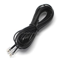 전화기선 전화선 전화 연장선 전화케이블, 양모 3m