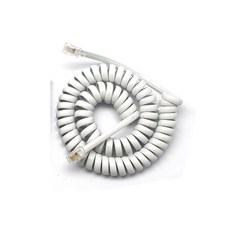전화 수화기선 스프링선 전화스프링코드, 수화기선백색