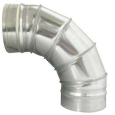 에어텍 엘보90도 덕트부속 닥트부속, 1개