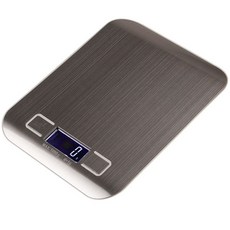 전자저울 주방저울 계량저울 음식 요리 제빵 조리 스케일 저울, (WH-B01), 실버, 1kg