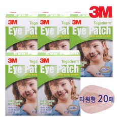 쓰리엠 3M 테가덤 아이패치 타원형 20매입, 5개
