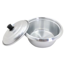국산 양은 새마을 솥 16 cm 냄비 업소 식당 주방 찜 곰솥, 1개