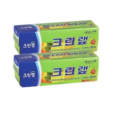 크린랩 15cm (30M x 2P) + 맘펀 빨아쓰는 행주5매, 2개