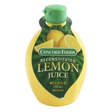 콩코드푸즈 리컨스티튜티드 레몬 쥬스, 1개, 133ml